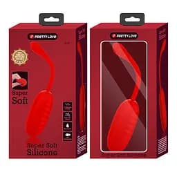 Віброяйце PRETTY LOVE Kirk Red 12 function vibrations PRETTY LOVE BI-014654-2 98610 - мініатюра 8