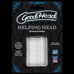 Мастурбатор Doc Johnson GoodHead Helping Head Ultraskyn, супер помічниця для мінету - мініатюра 2
