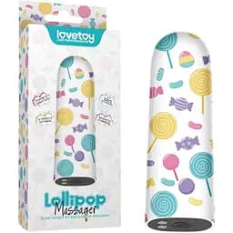 Вибратор для клитора Lovetoy Lollipop Massager 8.5 см мульти
