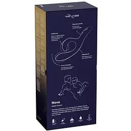 Смарт-вібратор кролик We-Vibe Nova Midnight Blue регульований кут нахилу ствола - мініатюра 10