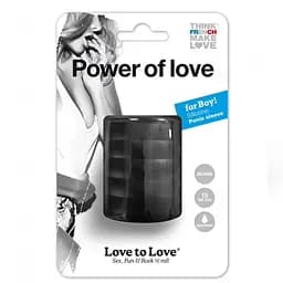 Насадка на пеніс Love To Love Power of Love 5 см чорний - мініатюра 8