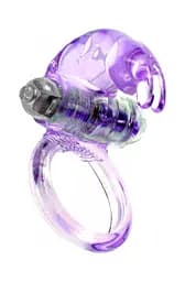 Эрекционное кольцо Rabbit Vibro CockRing Purple Boss Series 67-00048 99066