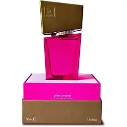 Духи женские с феромонами Hot Shiatsu Pheromone Fragrance Women Pink 50 мл