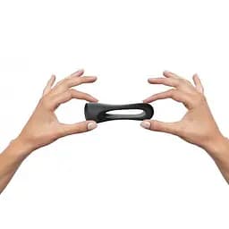 Ерекційне кільце Love To Love Flux Ring подвійне Black Onyx - мініатюра 4