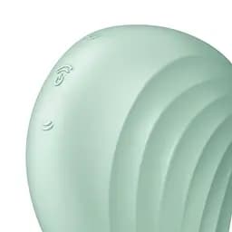 Вакуумний кліторальний вібратор Satisfyer Pearl Diver Mint салатовий - мініатюра 8