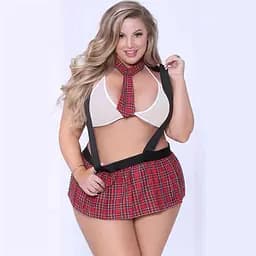 Соблазнительное белье Школьница XL-XXL Большой размер