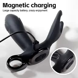 Стимулятор простати B - Series Cute Dual Tapping Anal, 10.1 см (чорний) - мініатюра 3