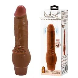 Вібратор Barbara Clark Vibrator 7,6" Brown - мініатюра 10