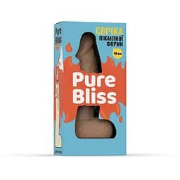 Свічка у вигляді члена Pure Bliss Big Brown 18 см - мініатюра 6