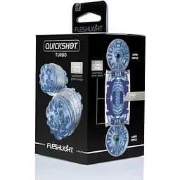 Мастурбатор Fleshlight Quickshot Turbo Blue Ice - мініатюра 6