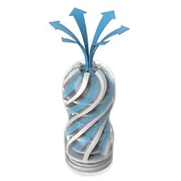 Мастурбатор Tenga Premium Air Flow Cup прозорий - мініатюра 5