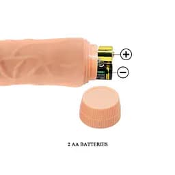 Вібратор Barbara Jeff Vibrator 7,6" Flesh - мініатюра 8