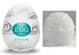 Мастурбатор яйце Tenga Egg Stronger Surfer білий - мініатюра 5