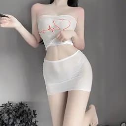 Рольовий костюм медсестрички XS-M Білий