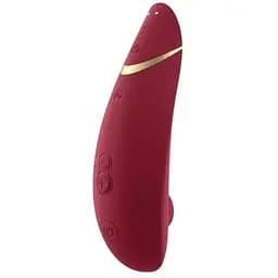 Вакуумний кліторальний стимулятор Womanizer Premium 2 Bordeaux - мініатюра 3