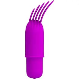 Вибратор для клитора Pretty Love Gemma Tongue 8.8 см фиолетовый