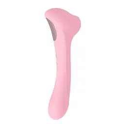 Вакуумний стимулятор клітора з вібрацією Femintimate Daisy Massager рожевий - мініатюра 4