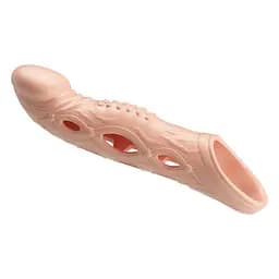 Насадка на пеніс Pretty Love Penis Sleeve Brad 21.3 см (тілесний) - мініатюра 12