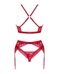 Obsessive Lacelove cupless 3-pcs Set XL/2XL - мініатюра 4