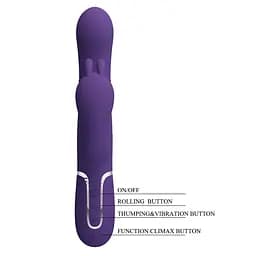 Вібратор PRETTY LOVE Cammy Dark Purple, Twinkled Tenderness PRETTY LOVE BW-500036-2 101622 - мініатюра 8