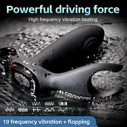 Стимулятор простати B - Series Cute Dual Tapping Anal, 10.1 см (чорний) - мініатюра 6