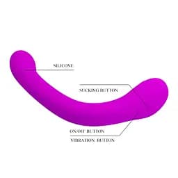 Вібратор Pretty Love Alex Clitoral Sucking Vibrator Purple - мініатюра 4