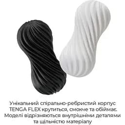 Мастурбатор Tenga Flex Silky White - мініатюра 3