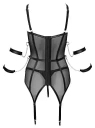 Комплект Cottelli Collection Basque Bondage S чорний - мініатюра 6
