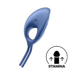 Віброкільце Satisfyer Swordsman 14.2 см синій - мініатюра 4