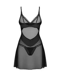 Сексуальний комплект білизни Obsessive Stelisa L/XL (чорний) - мініатюра 3