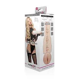 Реалістичний мастурбатор Fleshlight Kenzie Reeves Cream Puff тілесний - мініатюра 8