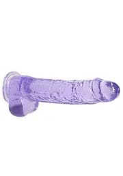 Фалоімітатор - Realrock Dildo 9" Purple - мініатюра 3