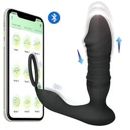 Масажер простати - Erospace Men’s Play Thrusting Prostate Massager APP Controlled B5 - мініатюра 5