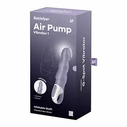 Вібратор Satisfyer Air Pump 1 20.4 см бузковий - мініатюра 8