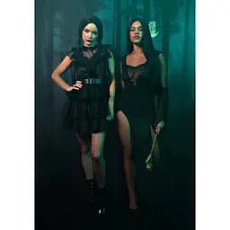 Еротичний костюм Мортіші Аддамс Leg Avenue Sexy Spooky Morticia L - мініатюра 7