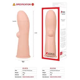 Насадка на член Kokos Extreme Sleeve ES.01 розмір M Kokos SO1271 101366 - мініатюра 2