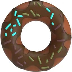 Эрекционное кольцо Pretty Love Super Donut Cock Ring 4.6 см (коричневый)