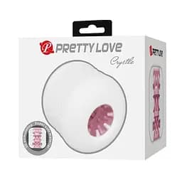 Мастурбатор Pretty Love Crystle білий - мініатюра 8
