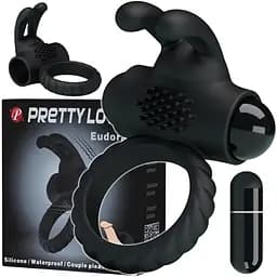 Ерекційне кільце Pretty Love Eudora Penis Ring 2.4 см чорний