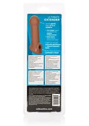 Насадка на пеніс California Exotic Novelties Ultimate Extender 16 см (коричневий) - мініатюра 4