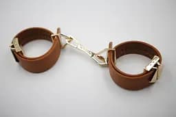 BDSM набір Lockink Hogtie Set коричневий - мініатюра 5