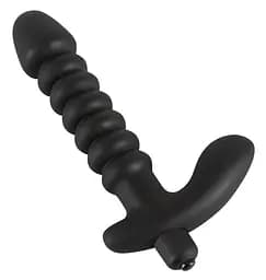 Анальний вібратор - Black Velvets Vibrating Plug Medium - мініатюра 5