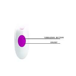 Вібратор Pretty Love Butterfly Kiss Vibrator Purple - мініатюра 5