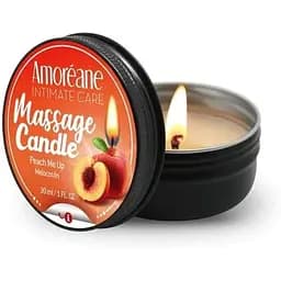 Массажная свеча Amoreane Peach Me Up Соблазнительный персик (30 мл)
