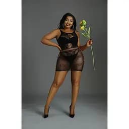 Сукня Moonlight Model 01 Black Plus size - мініатюра 3