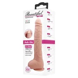 Фалоімітатор Beautiful Encounter Dick Real 27 см тілесний - мініатюра 9