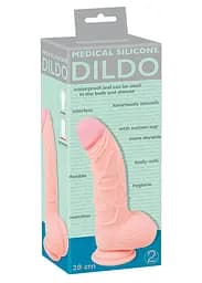 Фалоімітатор Orion Medical Silicone Dildo 20 см тілесний - мініатюра 7