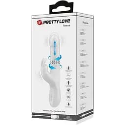 Вибратор Pretty Love Reese 24.8 см белый