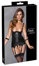Комплект Cottelli Bondage Basque S (чорний) - мініатюра 8