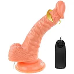 Вибратор Baile Super Rota Dong R 19 см телесный